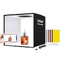 10"x10" Mini Photo Light Box, PULUZ Portable Lightbox with 104 LED Ring Light, CRI 97+ Dimmable Shooting Tent Kit, 12 Backdrops Photo Studio for Jewelry &amp; Small Items Photography