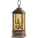 10'' Nutcracker Snow Globe, Musical Christmas Water Lantern with Swirling Glittering Home Decoration and Gift, Battery Operated or USB Powered