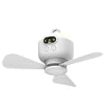 10.6 Inch Portable Camping Fan with Light, 8000mAh Rechargeable Tent Fan