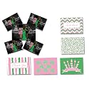 10 Custom Pink and Green notecards |Sorority Inspired | Variety Pack