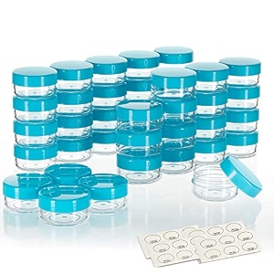 10 gram sample containers with lids small containers with blue lid