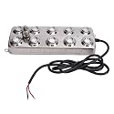 10 Head Mist Maker Ultrasonic Fogger, Stainless Steel Pond Humidifier Fog Machine Atomizing Plate - Dense Fog Creation, Quiet Operation, Ideal for Indoor and Outdoor Landscaping