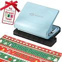 10-Hole Binding Machine for Planners, Metal Loose Leaf Punch Tool,26 Holes for B5, 30 for A4, 20 for A5 Paper, Handheld Manual Notebook Puncher for Home Office School DIY Project