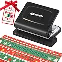 10-Hole Binding Machine for Planners, Metal Loose Leaf Punch Tool,26 Holes for B5, 30 for A4, 20 for A5 Paper, Handheld Manual Notebook Puncher for Home Office School DIY Project