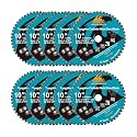 10 Inch 50T Metal Circular Saw Blade - 10-Pack EXFEIN Tungsten Carbide Tipped Saw Blade Arbor 1-3/16" for Metal Sheet or Pipe, Angle Iron, Rebar, Ferrous Metals, Non-Ferrous Metals