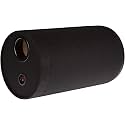 10-inch Empty Subwoofer Box, Wooden Cabinet Cylinder Shape with Airhole Pipe, 10-inch Black Subwoofer Box