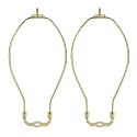 10 Inch Lamp Harp, 2 Pack Heavy Duty Lamp Shade Holder Adapter Harp Bracket Hardware Part for Replacement Table Floor Wall Lamps Chandelier Accessories Lampshade Bracket