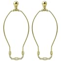 Gold 10 inch Lamp Shade Harp Holder, 2 Set Adapter for Floor Table