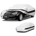 10 Layers Sedan Car Cover Custom Fit for Chrysler Sebring (1994-2011), Waterproof All Weather for Automobiles, Outdoor Full Cover Sun Rain Dust UV Protection with Cotton. Sliver