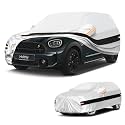 10 Layers SUV Car Cover Custom Fit for MINI Countryman (2010-2026), Waterproof All Weather for Automobiles, Outdoor Full Cover Sun Rain Dust UV Protection with Cotton. Sliver
