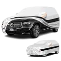 10 Layers SUV Car Cover Custom Fit for Mercedes-Benz GLB, GLB250, GLB35 (2019-2026), Waterproof All Weather for Automobiles, Outdoor Full Cover Sun Rain Dust UV Protection with Cotton. Sliver