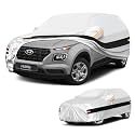 10 Layers SUV Car Cover Custom Fit for Hyundai Venue (2020-2026), Waterproof All Weather for Automobiles, Outdoor Full Cover Sun Rain Dust UV Protection with Cotton. Sliver