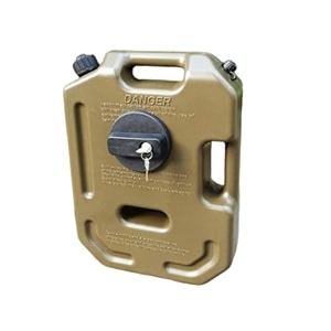 10 litre abs jerry can with mount and lock for motorcycles suv and jeep