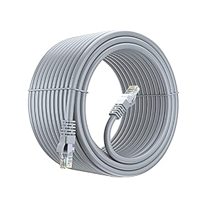 10 meter cat 6 ethernet patch cable rj45 computer network cord cat 6 patch cord lan cable utp 24awg 10m grey