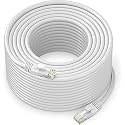 10 Meter CAT 6 Ethernet Patch Cable, RJ45 Computer Network Cord, Cat 6 Patch Cord LAN Cable UTP 24AWG (10m, White)