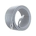10 Meter CAT 6 Ethernet Patch Cable, RJ45 Computer Network Cord, Cat 6 Patch Cord LAN Cable UTP 24AWG (10m, Grey)
