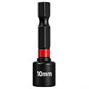 BLACK CANYON 10mm Magnetic Nut Driver Bit, 1/4-Inch Hex Shank, 1 Piece