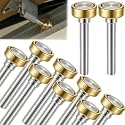 10 Pack 1" Truck Trailer Door Rollers,Box Truck, Heavy-Duty Truck Trailer Door Wheels Rollers Replacement Parts Hardware,Commercial Vehicle Doors 7/16'' Diameter X 2-3/4'' Long Rod