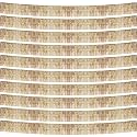 10 Pack 10 Feet Champagne Gold Fringe Garland Banner Parade Float Fringe Metallic Streamers Tinsel Fringe Banner for Birthday Party Decor Halloween Christmas Decoration