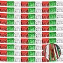 10 Pack 10 Feet Christmas Foil Fringe Garland Red Silver Green Fringe Garland for Christmas Party Decorations Parade Float Tinsel Fringe Banner for Birthday Party New Year Decor