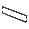 10 Pack 10inch Matte Black Cabinet Pulls Brass Drawer Handles for Kitchen Cabinets,Cupboards, Dressers and Square Solid Metal Hardware