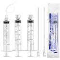 10 Pack 10ml Luer Lock Syringe - Syringes for Liquid with Soft Tube - Individually Pcakaged，Scientific Labs and Measuring, Refilling Inks