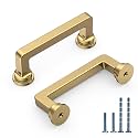 10 Pack 3 Inch Champagne Bronze Cabinet Pulls, Kitchen Hardware