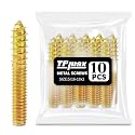 TPmax 10 Pack 5/16-18 x 2 Inch Hanger Bolts Double Headed Bolts Self-Tapping Screw Hanger Bolts for Furniture (5/16-18" x 2")