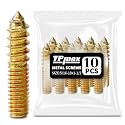 TPmax 10 Pack 5/16-18 x 1-1/2 Inch Hanger Bolts Double Headed Bolts Self-Tapping Screw Hanger Bolts for Furniture (5/16-18" x 1-1/2")