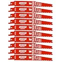 10 Pack 6 Inch 8/14TPI Reciprocating Saw Blades for Diablo Sawzall Blades