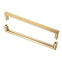 10 Pack 7.5 inch Champagne Bronze Cabinet Pulls Brass Drawer Handles for Kitchen Cabinets,Cupboards, Dressers and Square Solid Metal Hardware