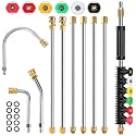 10 Pack 9 FT Pressure Washer Wand, Gutter Cleaning Tools from the Ground