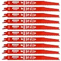 10 Pack 9 Inch 8/14TPI Reciprocating Saw Blades for Diablo Sawzall Blades