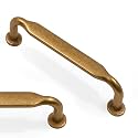 10 Pack Antique Brass Cabinet Pulls 4 Inch(102mm) Kitchen Cabinet Handles Solid Zinc Alloy Cabinet Hardware Drawer Pulls