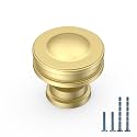 10 Pack Brushed Gold Cabinet Knobs, Kitchen Knobs