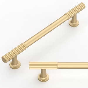 10 Pack Brushed Gold Cabinet Pulls 5