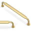 10 Pack Brushed Gold Cabinet Pulls 6 Inch(152mm) Kitchen Cabinet Handles Solid Zinc Alloy Cabinet Hardware Drawer Pulls