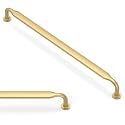 10 Pack Brushed Gold Cabinet Pulls 10 Inch(254mm) Kitchen Cabinet Handles Solid Zinc Alloy Cabinet Hardware Drawer Pulls