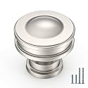 10 Pack Brushed Nickel Cabinet Knobs, Satin Nickel Kitchen Knobs