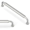 10 Pack Brushed Satin Nickel Cabinet Pulls 6.3 Inch(160mm) Kitchen Cabinet Handles Solid Zinc Alloy Cabinet Hardware Drawer Pulls