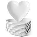 10 Pack Ceramic Appetizer &amp; Dessert Plates, 7.5 Inch Salad Plates