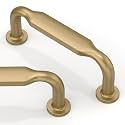 10 Pack Champagne Bronze Cabinet Pulls 3 Inch(76mm) Kitchen Cabinet Handles Solid Zinc Alloy Cabinet Hardware Drawer Pulls