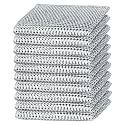10-Pack Double-Layer Dry/Wet Dual-Use Metal Wire Non-Scratch Cloth Multi-Purpose Magic Cleaning Cloth Silver Wire Dish Cloth for Cookware, Tableware, Sink, Stove Cleaning, etc.(10PCS)