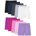10 Pack Girls Dance Shorts Cartwheel Toddler Biker Under Dress Kids Shorts