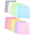 10 Pack Girls Dance Shorts Cartwheel Toddler Biker Under Dress Kids Shorts