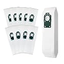 10 Pack HEPA RLH-6 Vacuum Replacement Bags Fit for Riccar SupraLite R10 series,Simplicity Freedom R10S R10D S10P S10S Upright Vacuums Cleaner,Replacement Part Riccar RLH-6 and Simplicity SLH-6