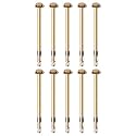 M METERXITY 10-Pack Hex Expansion Bolt, M8x150mm Colored Galvanized Iron-Carbon Steel External Hex Expansion Bolts, Anti-Corrosion Metal Bolt for Concrete/Dry Brick/Block Walls