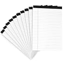 10 Pack Legal Pads Writing Pad 5x8 Inch Lined Writing Note Pads 5x8 Notepad