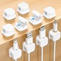 10 Pack Magnetic Cable Clips No-Residue Adhesive