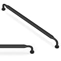 10 Pack Matte Black Cabinet Pulls 10 Inch(254mm) Kitchen Cabinet Handles Solid Zinc Alloy Cabinet Hardware Drawer Pulls